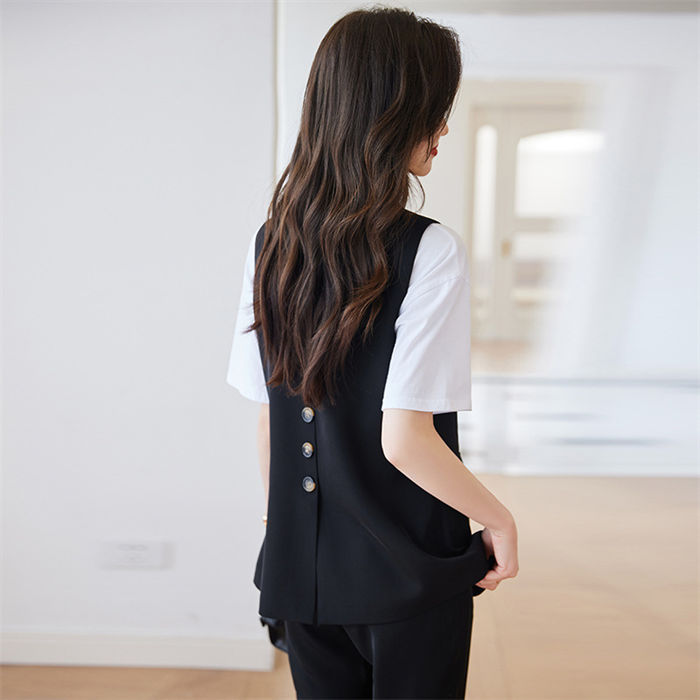 セットアップ カジュアル 春夏 事務服 パンツスーツ ベスト&パンツ 2点セット ママスーツ 入園式 入学式 フォマール ビジネススーツ OL女性 オフィス レディース スーツセット ノースリーブ 夏 セットアップ カジュアル 春夏 事務服 パンツスーツ ベスト&パンツ 2点セット ママスーツ 入園式 入学式 フォマール ビジネススーツ OL女性 オフィス レディース スーツセット ノースリーブ 夏