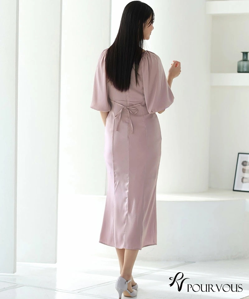 ワンピース フォーマルドレス 体型カバー 小さいサイズ 大きいサイズ 韓国 結婚式 20代 30代 40代 50代 小柄 ドレス お呼ばれ パーティードレス フォーマル 上品 顔合わせ 春 夏 秋 冬