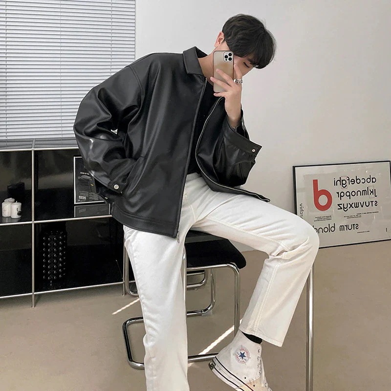 【激安】レザージャケット男子高生のカジュアルな野球のスーツのバイカージャケットジャケット 【激安】レザージャケット男子高生のカジュアルな野球のスーツのバイカージャケットジャケット