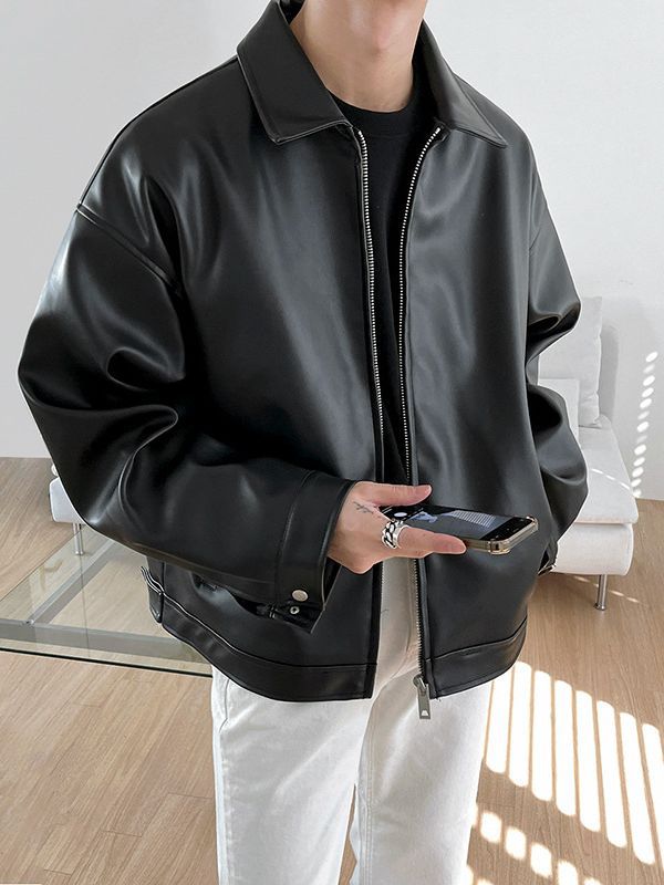 【激安】レザージャケット男子高生のカジュアルな野球のスーツのバイカージャケットジャケット 【激安】レザージャケット男子高生のカジュアルな野球のスーツのバイカージャケットジャケット