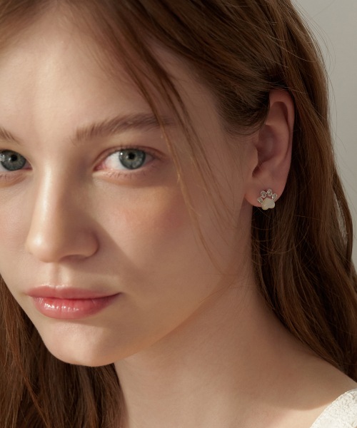 (シルバー925)ラブリー キャット ゼリー イヤリング EC3097 (シルバー925)ラブリー キャット ゼリー イヤリング EC3097