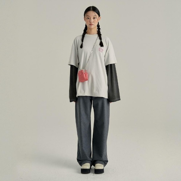 【MARGESHERWOOD】 BOLITA TRIPLET MINI : SUGAR PINK PLAIN 【MARGESHERWOOD】 BOLITA TRIPLET MINI : SUGAR PINK PLAIN