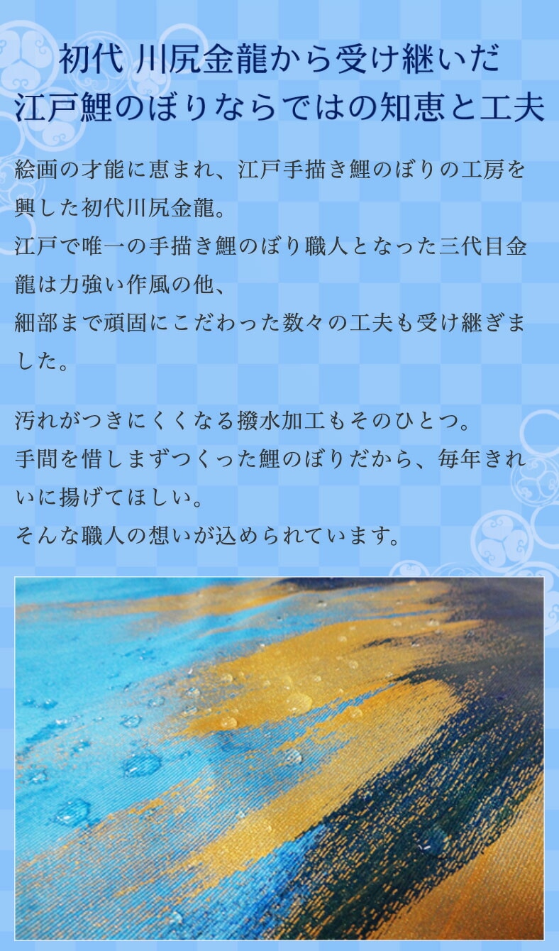 手描き 鯉のぼり こいのぼり 単品 お庭 染無し 名前染め 家紋染め 三代目金龍ﾃﾞｻﾞｲﾝ 1m 新作 秀光 限定品 特選 目玉商品 買得 人気 ランキング B0010