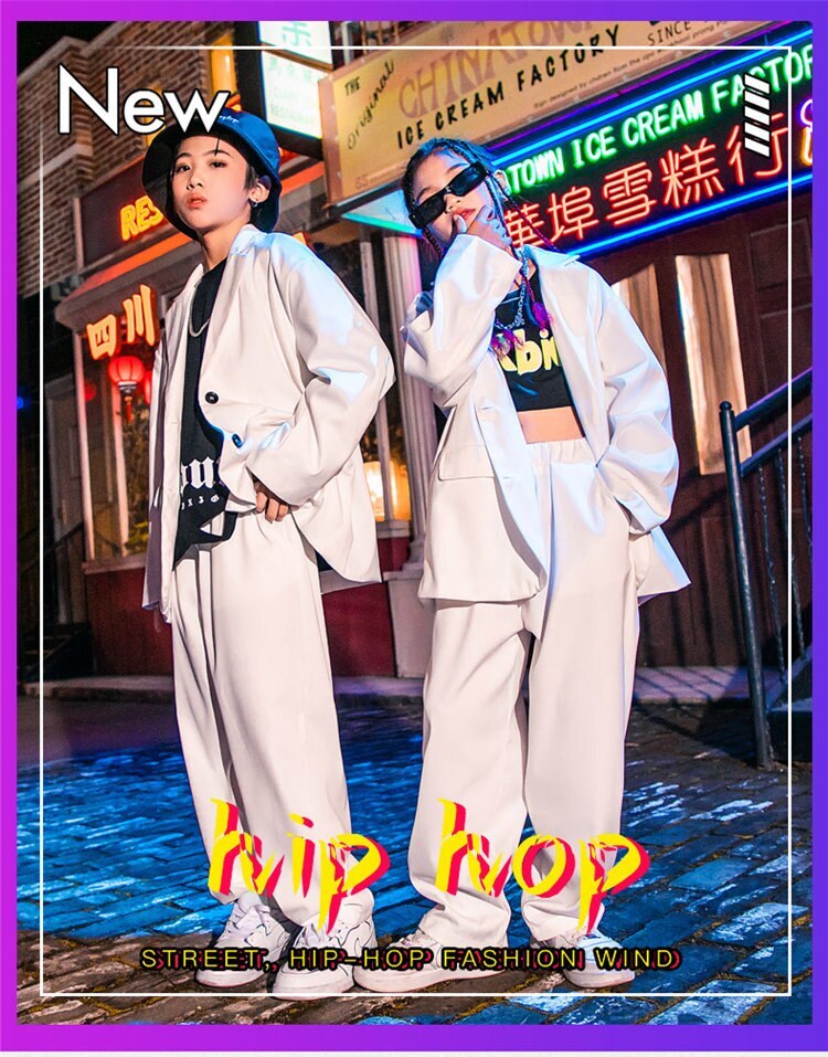 スーツセット ダンス衣装 キッズ ヒップホップ ジャケット 派手 韓国 k-popキッズ ベビー