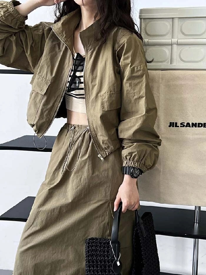 お安く提供セットアップ レディース 2点セット スカート セットアップ ブルゾン ジャケット カジュアル 春 夏 秋 カーゴ スカート 大きいサイズ アウター ライトアウター 軽量 春夏 スカートスー お安く提供セットアップ レディース 2点セット スカート セットアップ ブルゾン ジャケット カジュアル 春 夏 秋 カーゴ スカート 大きいサイズ アウター ライトアウター 軽量 春夏 スカートスー