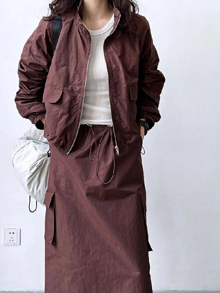 お安く提供セットアップ レディース 2点セット スカート セットアップ ブルゾン ジャケット カジュアル 春 夏 秋 カーゴ スカート 大きいサイズ アウター ライトアウター 軽量 春夏 スカートスー お安く提供セットアップ レディース 2点セット スカート セットアップ ブルゾン ジャケット カジュアル 春 夏 秋 カーゴ スカート 大きいサイズ アウター ライトアウター 軽量 春夏 スカートスー