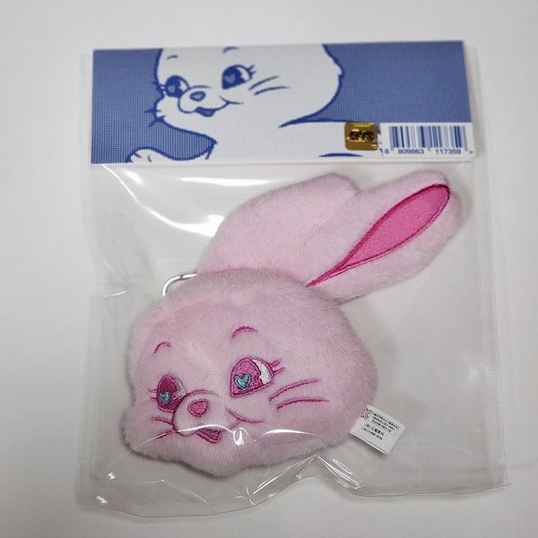 newjeans fluffy keyring TOKKI ピンク NewJeans Bunnies club 2024 Official Tokki Keyring Pink NJ