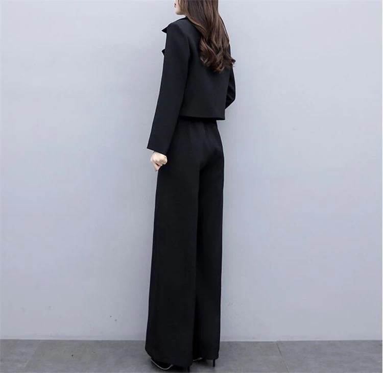 おしゃれ セットアップ レディース パンツスーツ ワイドパンツ ガチョウパンツ ゆったり 2点セット ママ 母親 L オフィス 通勤 事務所 フォマール 卒業式 入学式 30代40代50代 大
