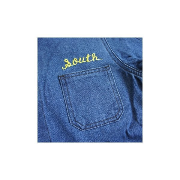 アメリカ軍 デニムジャケット／スーベニアジャケット 36／Sサイズ JJ151YNE M デニム刺繍 レプリカ