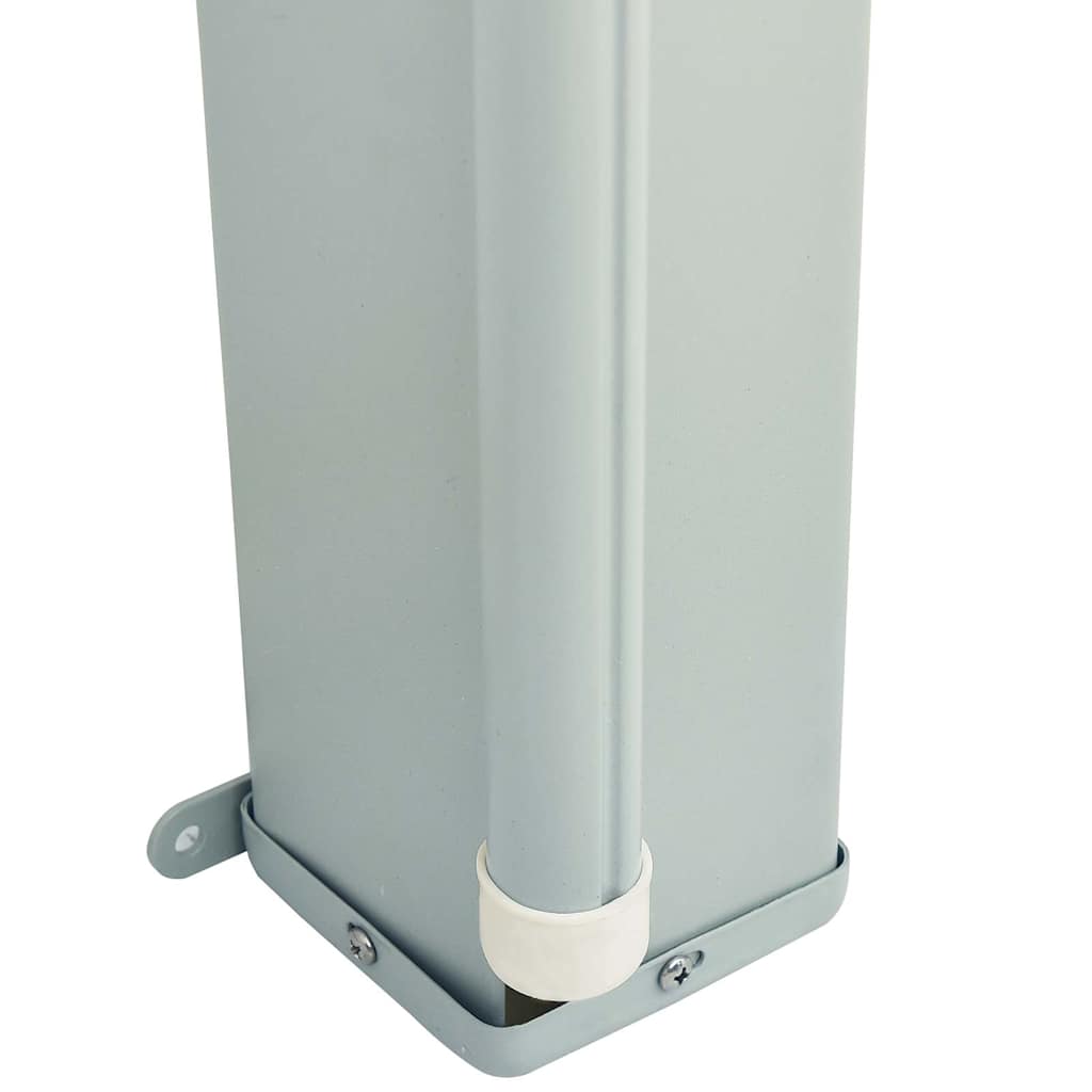 パティオ用 引き込み式サイドオーニング 200x600cm グレー パティオ用 引き込み式サイドオーニング 200x600cm グレー