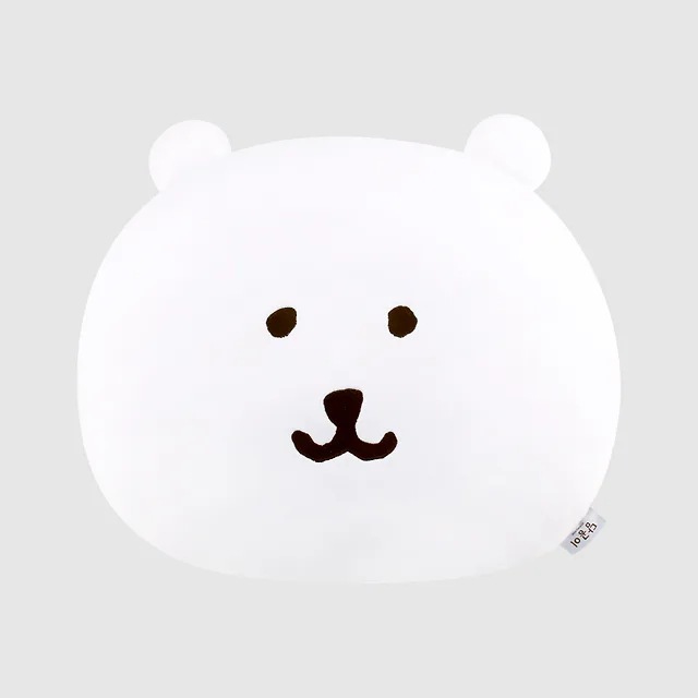 自分ツッコミくま顔のクッション 自分ツッコミくま顔のクッション