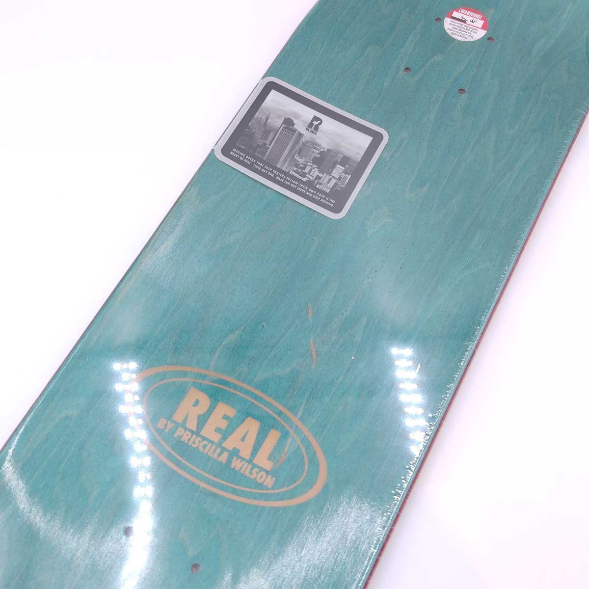 【中古・未使用品】リアル REAL PRISCILLA WILSON TEAM EDITION スケボー スケートボード デッキ 8.25 中古・未使用品】リアル REAL PRISCILLA WILSON TEAM EDITION