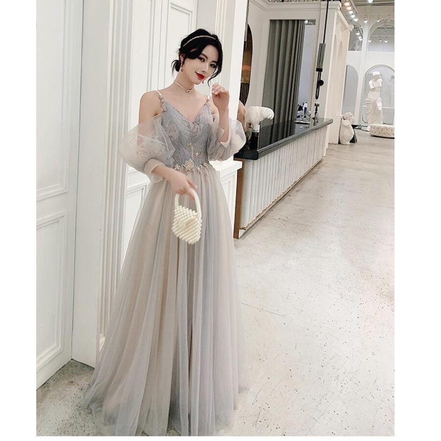 ブライズメイド ロングドレス ウェディングドレス 演奏会 二次会 パーティードレス 披露宴 結婚式