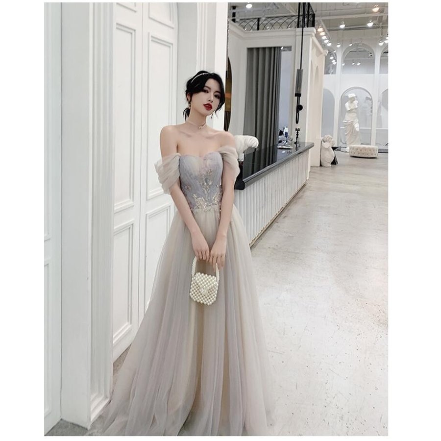 ブライズメイド ロングドレス ウェディングドレス 演奏会 二次会 パーティードレス 披露宴 結婚式