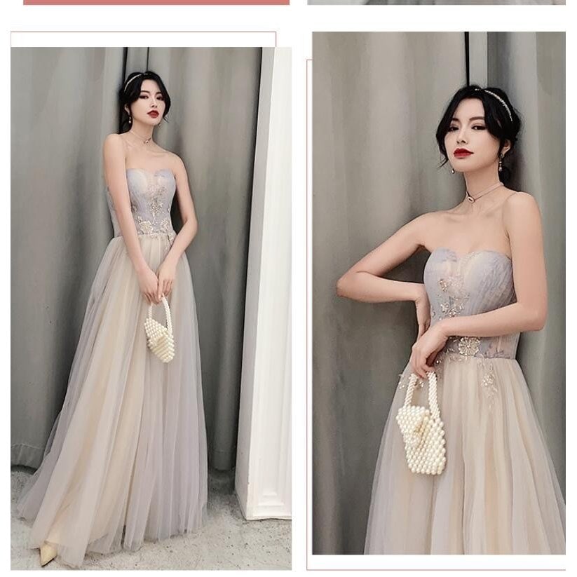 ブライズメイド ロングドレス ウェディングドレス 演奏会 二次会 パーティードレス 披露宴 結婚式