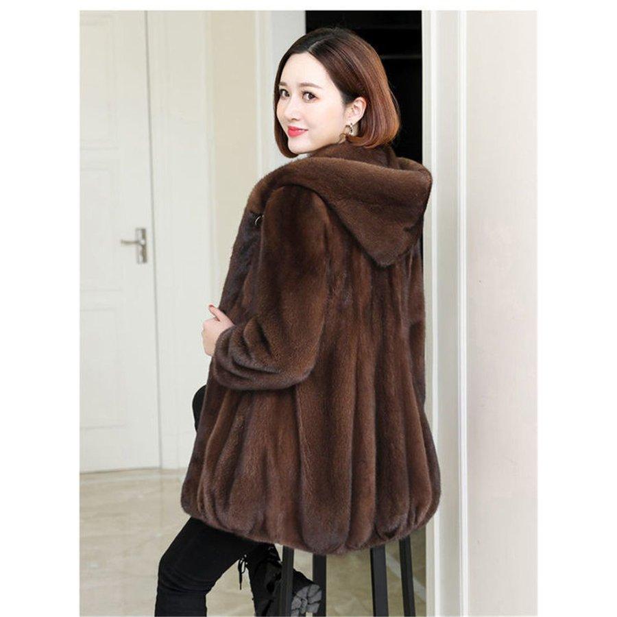 Hot!!!オシャレ ファーコート ファーコート レディース エコファーコートフェイク 毛皮コート モコモコ 暖かい