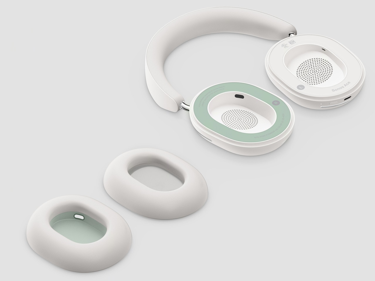 Sonos Ace [ソフトホワイト] ブルートゥースヘッドホン