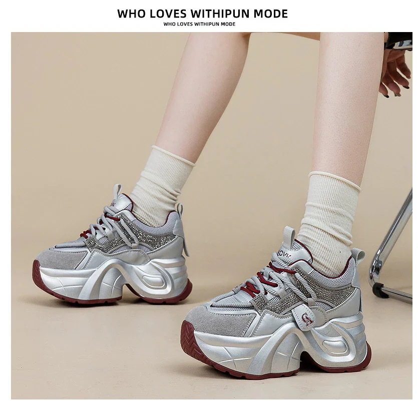 【急速発送】内増高靴8センチ女小柄オヤジ靴女厚底カジュアル百足婦人靴秋冬新作 【急速発送】内増高靴8センチ女小柄オヤジ靴女厚底カジュアル百足婦人靴秋冬新作