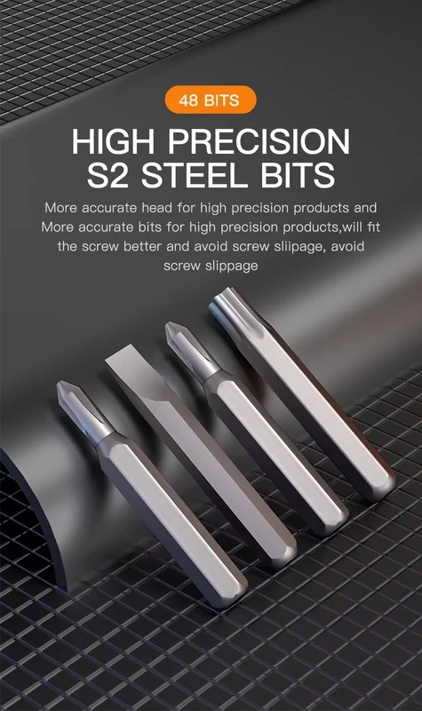 ポータブルハンドツールキット,Xiaomi携帯電話修理用磁気ミニビットキット,ハンドルペン,51 in 1 ポータブルハンドツールキット,Xiaomi携帯電話修理用磁気ミニビットキット,ハンドルペン,51 in 1