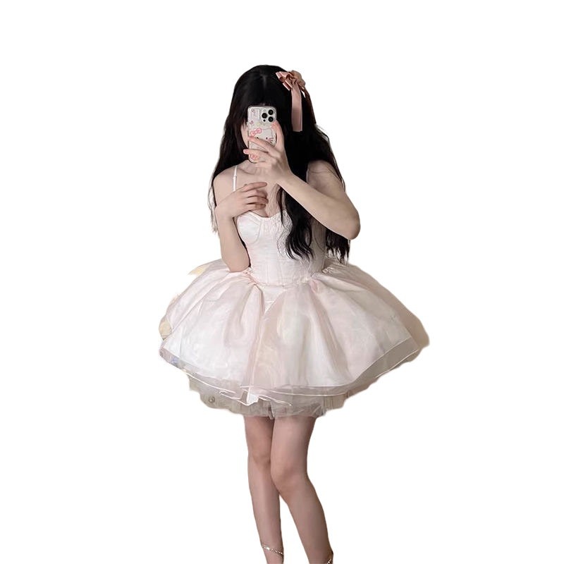 ウェディングドレス ブルーロリータ ブトップ&テールドレス ロリータプリンセス ふっくらスリム ウェディングドレス ブルーロリータ ブトップ&テールドレス ロリータプリンセス ふっくらスリム