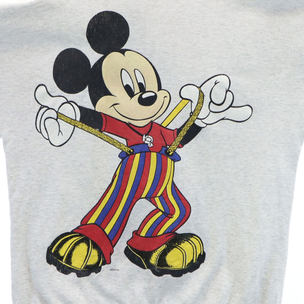 90s オールドディズニー スウェット トレーナー L 紺 全員集合刺繍6241 90's Disney オールドディズニー USA製 アメリカ製 スウェット