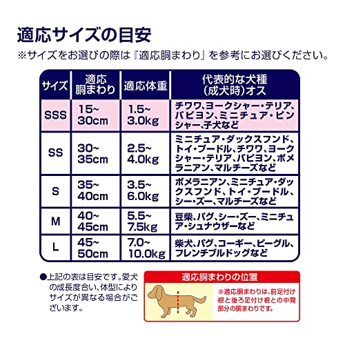 マナーウェア 犬用 おむつ 長時間オムツ 男の子用 SSSサイズ 超小型犬用 384枚(48枚×8) おしっこ ペット用品 ユニチャーム[ケース品]