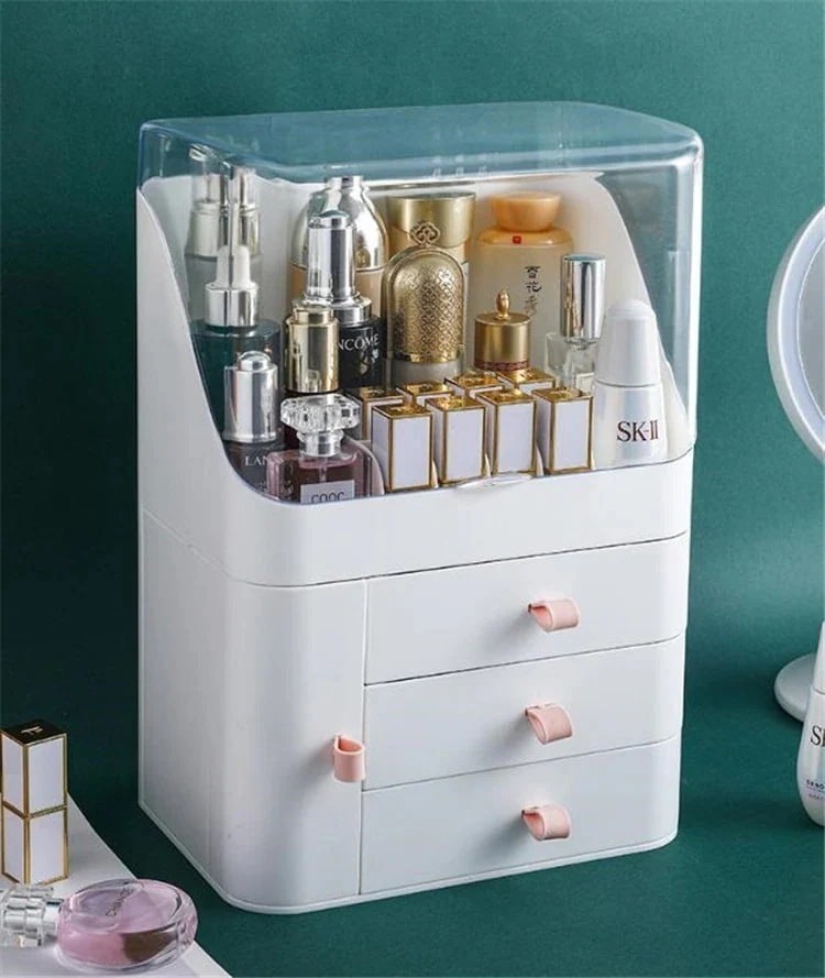 自社生産-早い者勝ち ヨーロピアンスタイル オシャレ 化粧品 収納ボックス 防塵 家庭用 デスクトップ仕上げ 化粧台 口紅 スキンケア製品 スキンケア 大容量 棚 透明な 自社生産-早い者勝ち ヨーロピアンスタイル オシャレ 化粧品 収納ボックス 防塵 家庭用 デスクトップ仕上げ 化粧台 口紅 スキンケア製品 スキンケア 大容量 棚 透明な