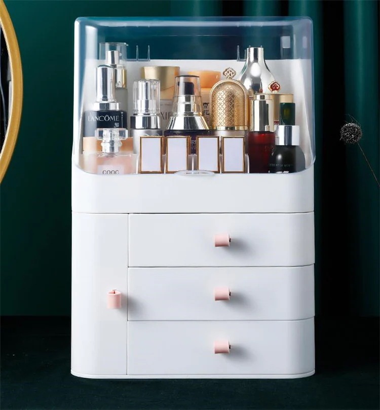自社生産-早い者勝ち ヨーロピアンスタイル オシャレ 化粧品 収納ボックス 防塵 家庭用 デスクトップ仕上げ 化粧台 口紅 スキンケア製品 スキンケア 大容量 棚 透明な 自社生産-早い者勝ち ヨーロピアンスタイル オシャレ 化粧品 収納ボックス 防塵 家庭用 デスクトップ仕上げ 化粧台 口紅 スキンケア製品 スキンケア 大容量 棚 透明な