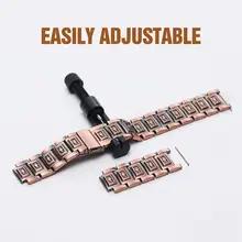 ARADOO プレミアム銅ブレスレット男性用 3X 強度磁気治療リストバンドクロスジュエリーギフト ARADOO プレミアム銅ブレスレット男性用 3X 強度磁気治療リストバンドクロスジュエリーギフト