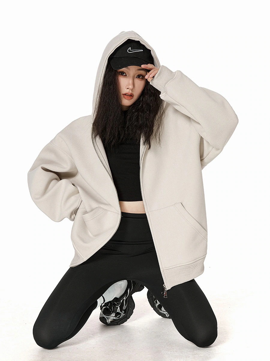 2025春夏トップス パーカー フード付き チャック 長袖 ストライプ ゆったり 細見え 白 黒 おしゃれ かわいい ガーリー キュートフル甘め 韓国ファッション レディース お出かけフルトラック 2025春夏トップス パーカー フード付き チャック 長袖 ストライプ ゆったり 細見え 白 黒 おしゃれ かわいい ガーリー キュートフル甘め 韓国ファッション レディース お出かけフルトラック