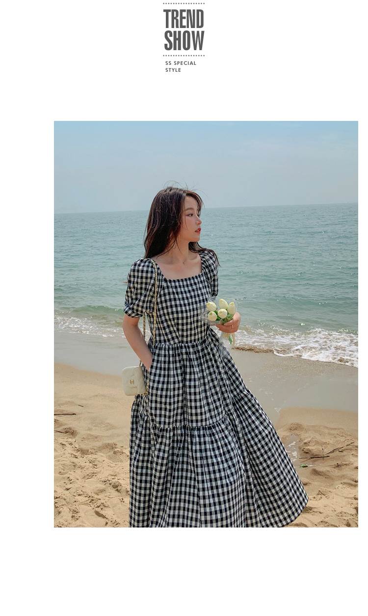 レディース ワンピース ギンガムチェック ティアード ミモレ丈 ロング丈 膝下 半袖 パフスリーブ スクエアネック フレア デコルテ見せ 体型 カバー かわいい 大人可愛い シンプル カジュアル おし レディース ワンピース ギンガムチェック ティアード ミモレ丈 ロング丈 膝下 半袖 パフスリーブ スクエアネック フレア デコルテ見せ 体型 カバー かわいい 大人可愛い シンプル カジュアル おし