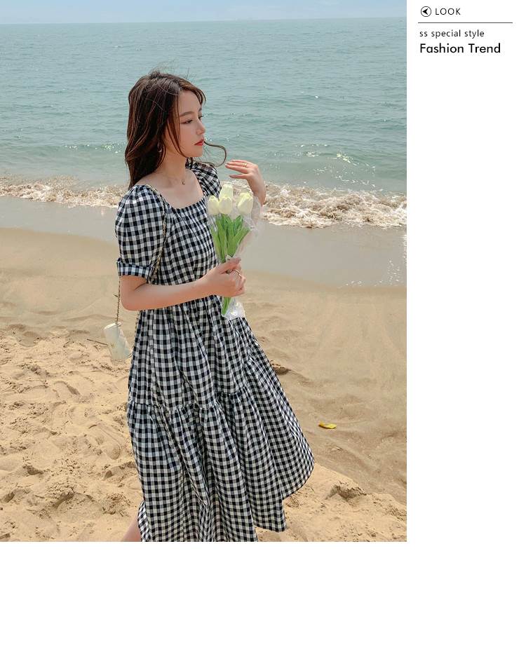 レディース ワンピース ギンガムチェック ティアード ミモレ丈 ロング丈 膝下 半袖 パフスリーブ スクエアネック フレア デコルテ見せ 体型 カバー かわいい 大人可愛い シンプル カジュアル おし レディース ワンピース ギンガムチェック ティアード ミモレ丈 ロング丈 膝下 半袖 パフスリーブ スクエアネック フレア デコルテ見せ 体型 カバー かわいい 大人可愛い シンプル カジュアル おし