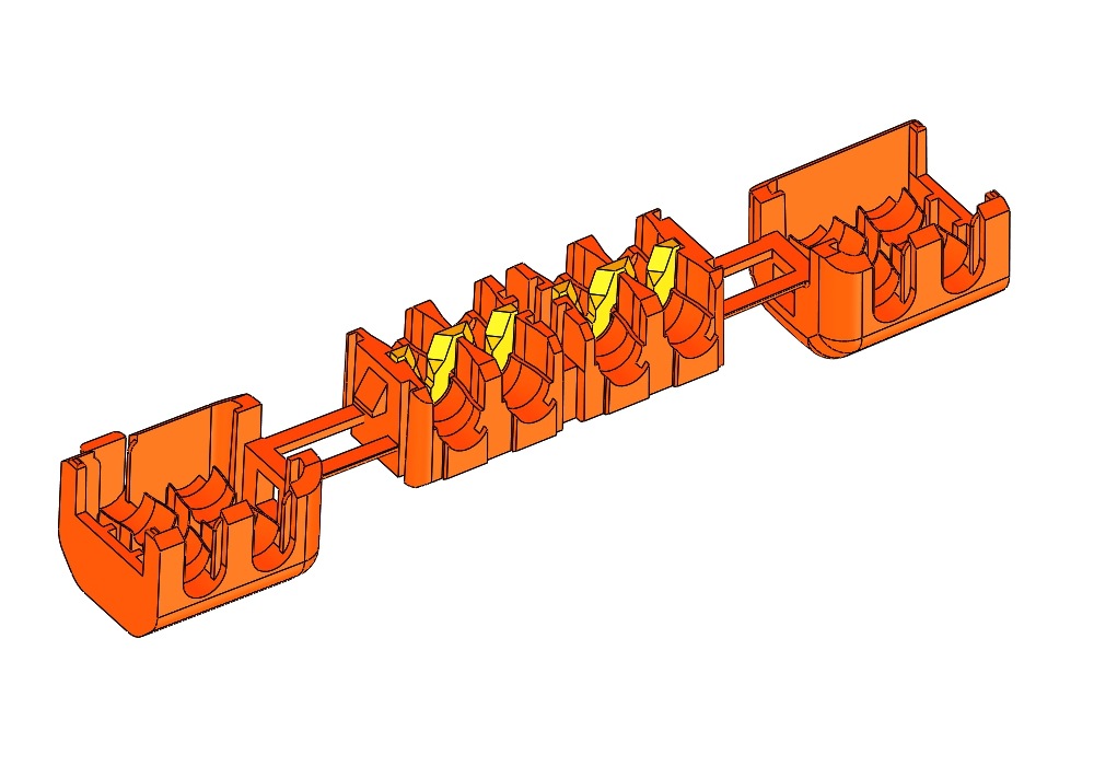 MC-34(100個), 1.25-2.5mm2(AWG16-14) - 1.25-2.5mm2(AWG16-14), アルファオ コネクタ