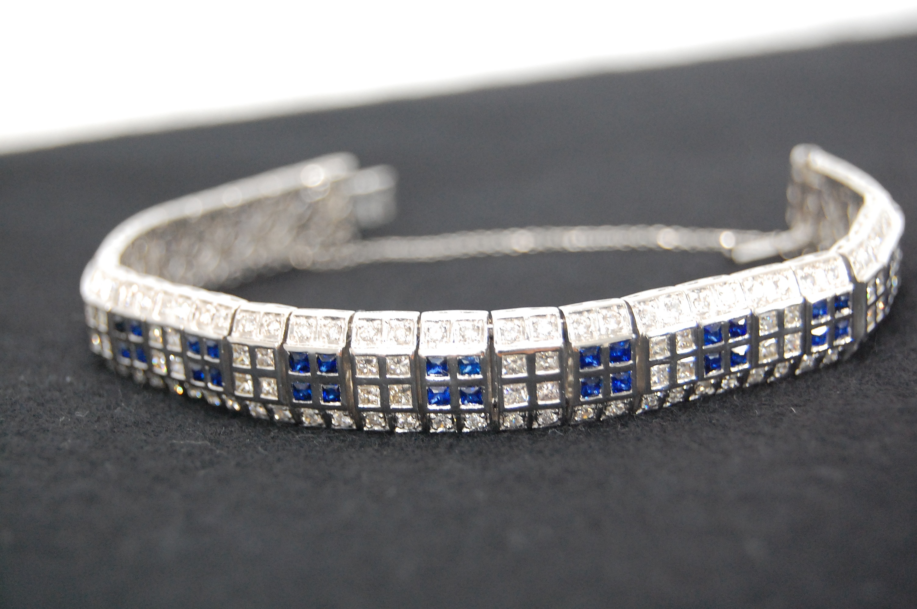 人気好評 pt850ブルーサファイア : 腕時計・アクセサリー ダイヤモンド 