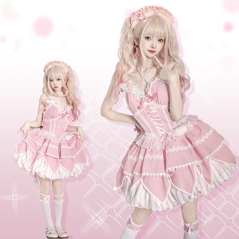 スイートハートグミbw限定花蕾スカートスイートビッグリボンオリジナルロリット