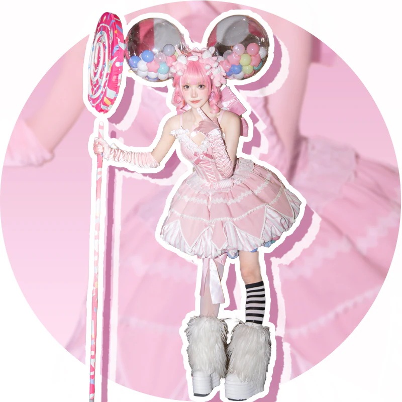スイートハートグミbw限定花蕾スカートスイートビッグリボンオリジナルロリット