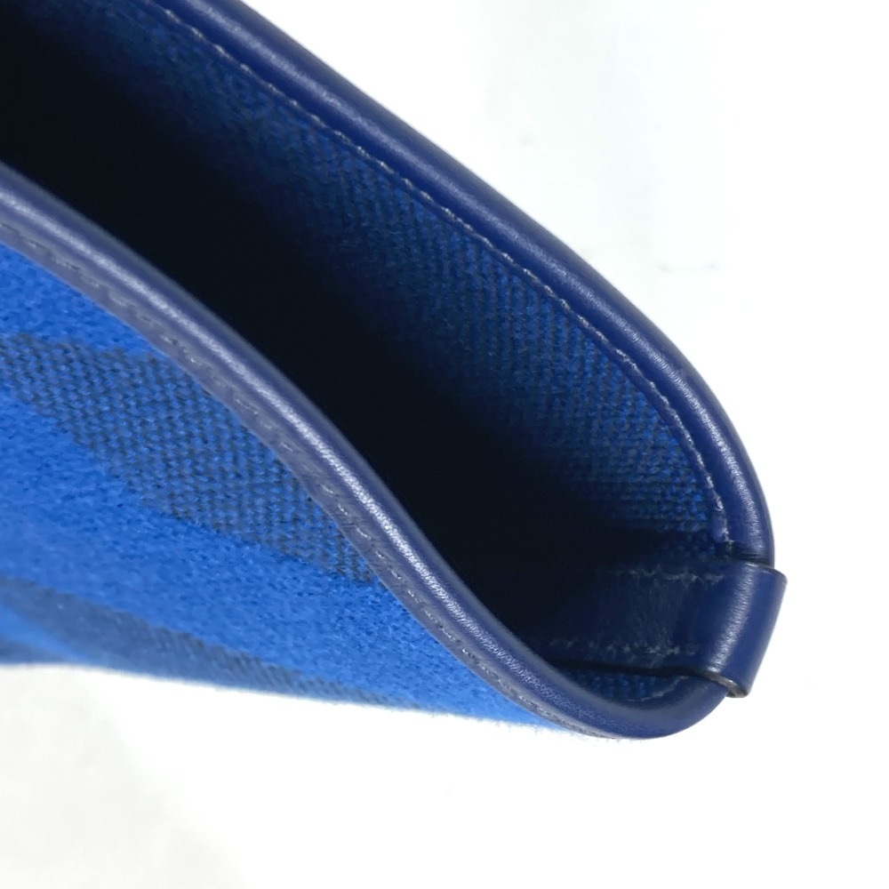 トートバッグ アンビエ GM 40 ハンドバッグ カバン ショルダーバッグ 肩掛け レザー/キャンバス ブルー