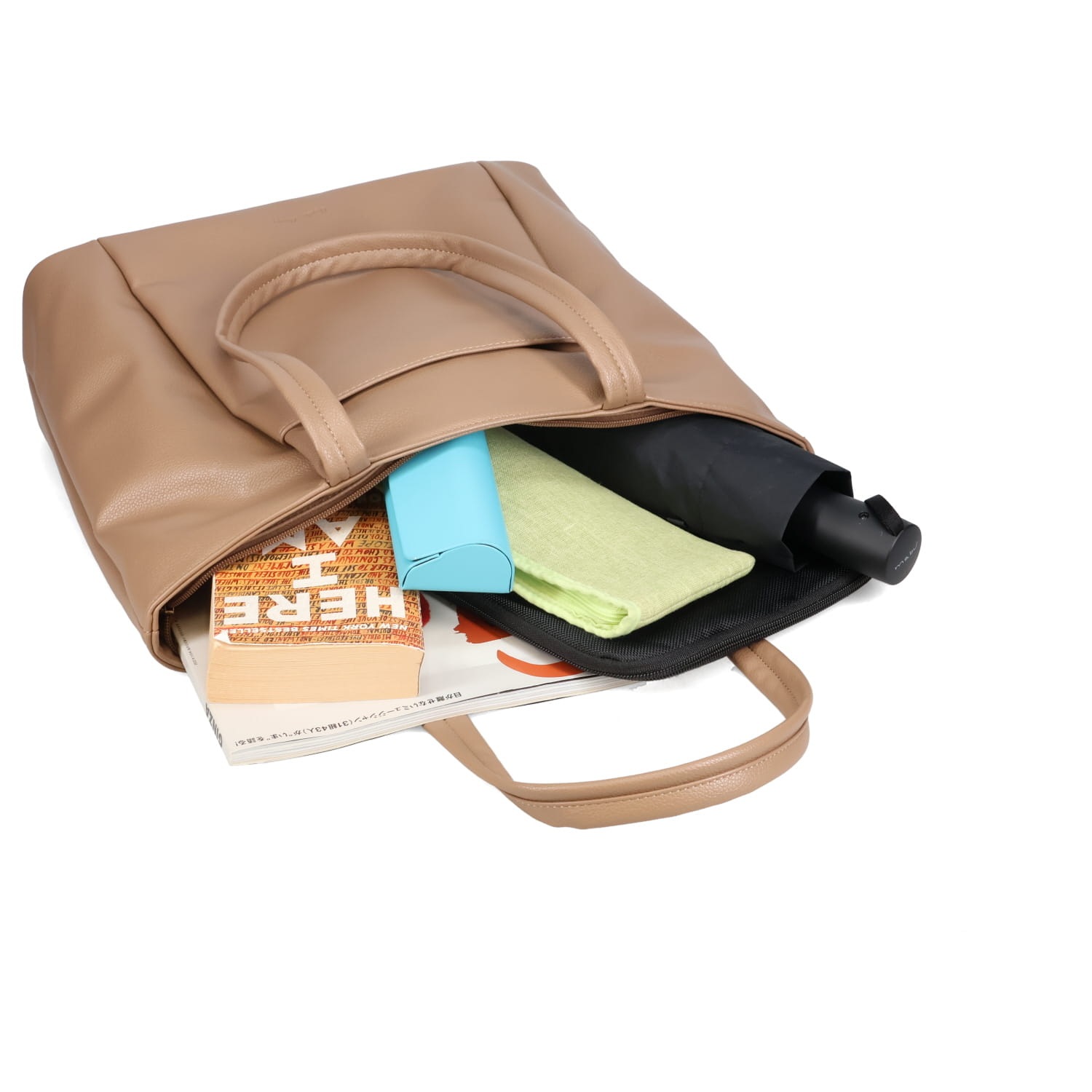 トートバッグ レディース 11L 大容量 A4 ブラック ホワイト ベージュ グリーン ピンク LG-D1432 トートバッグ レディース 11L 大容量 A4 ブラック ホワイト ベージュ グリーン ピンク LG-D1432