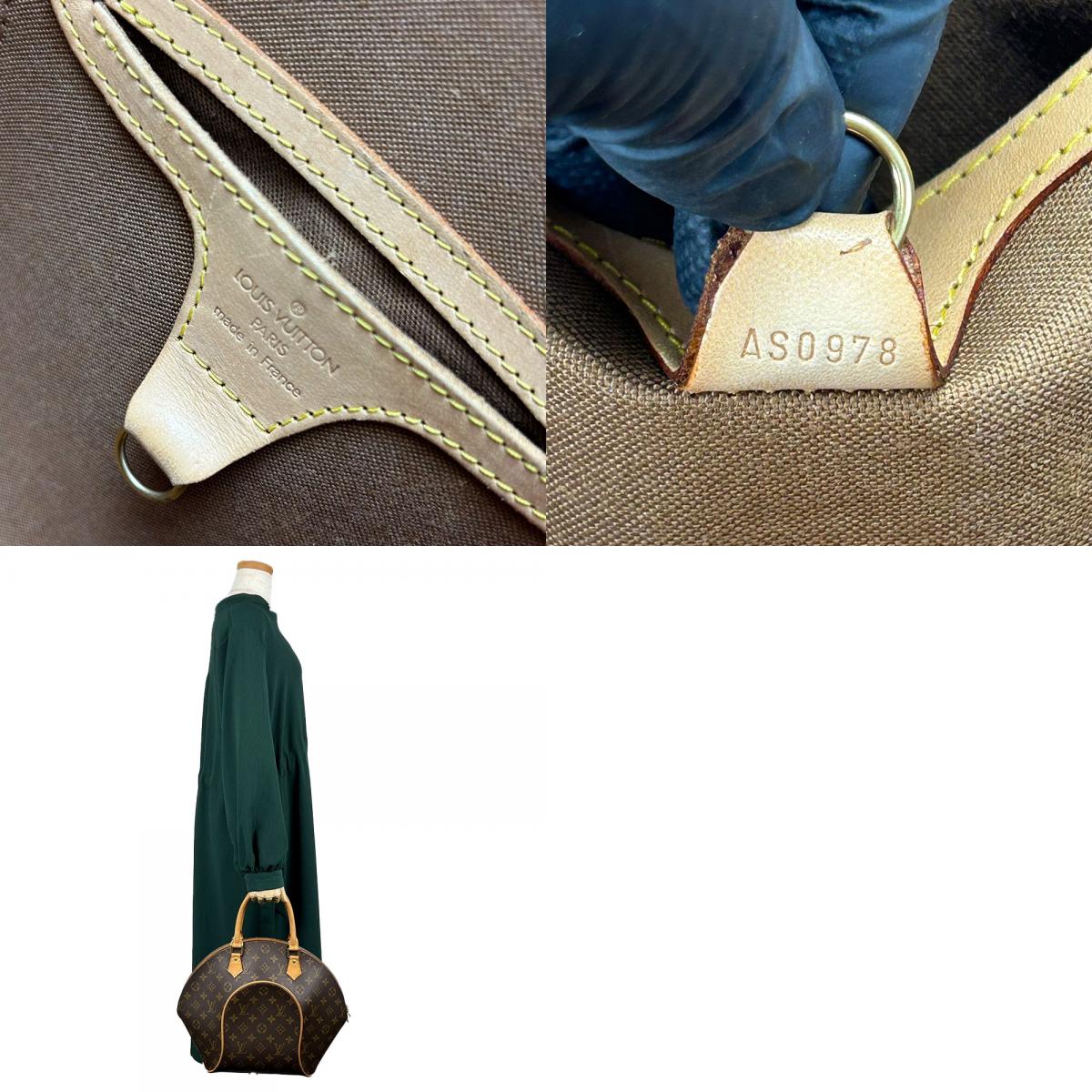 中古 ハンドバッグ エリプスMM M51126 モノグラム ブラウン ゴールド金具 カジュアル レディース 女性 中古 ハンドバッグ エリプスMM M51126 モノグラム ブラウン ゴールド金具 カジュアル レディース 女性