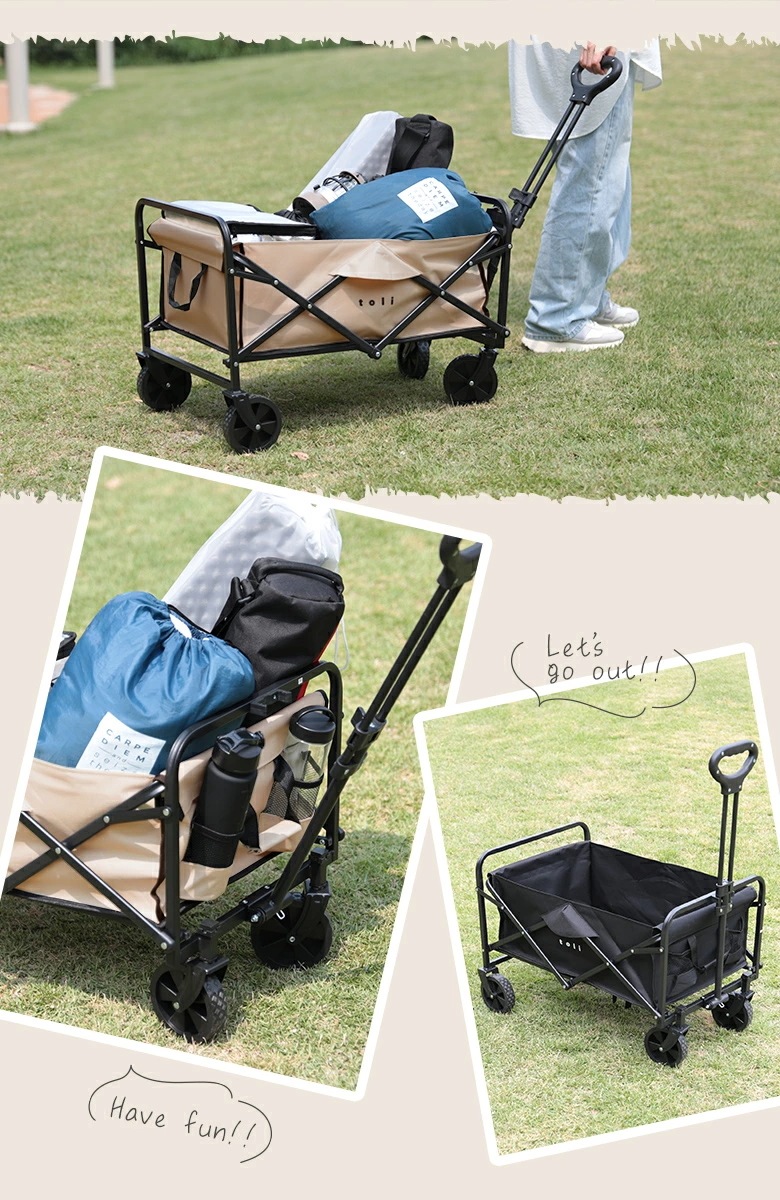 【迅速な出荷】【61％OFFクーポンで3 900円～】キャリーワゴン キャリーカート 100L 150L 軽量 ミニサイズ 大容量 ワンタッチ収納 キャンプ アウトドア バーベキュー 折り畳み式 カ