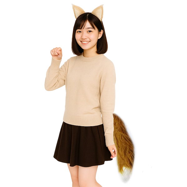 Qoo10] コスプレ小物 狐尻尾 きつねしっぽ フォ