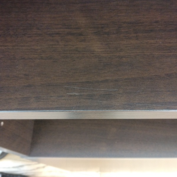 本棚 ブラウン サイド引き出し