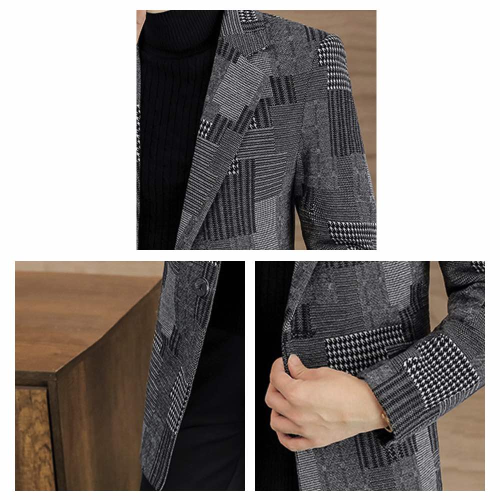 チェスターコート メンズ 総柄ジャケット トレンチコート ピーコート ショート ブランド 青 アウター ウール ステンカラーコート コート 40代 グレンチェック グリーン ジャケット 大きいサイズ