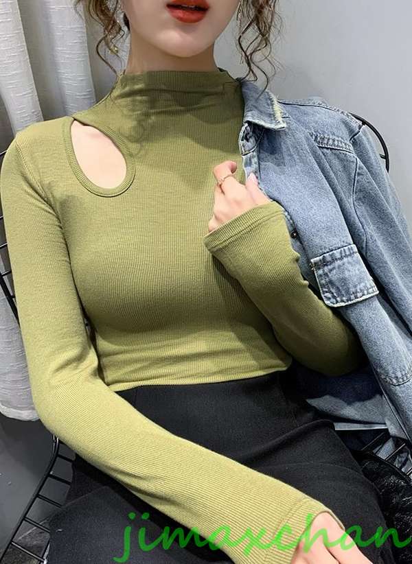 新生活 サマー S/M/L/XL/XXL/Tシャツ 長袖 タートルネック セーター レディースファッション タートル 胸開きタート セクシー ベアトップ Vネック 新生活 サマー S/M/L/XL/XXL/Tシャツ 長袖 タートルネック セーター レディースファッション タートル 胸開きタート セクシー ベアトップ Vネック