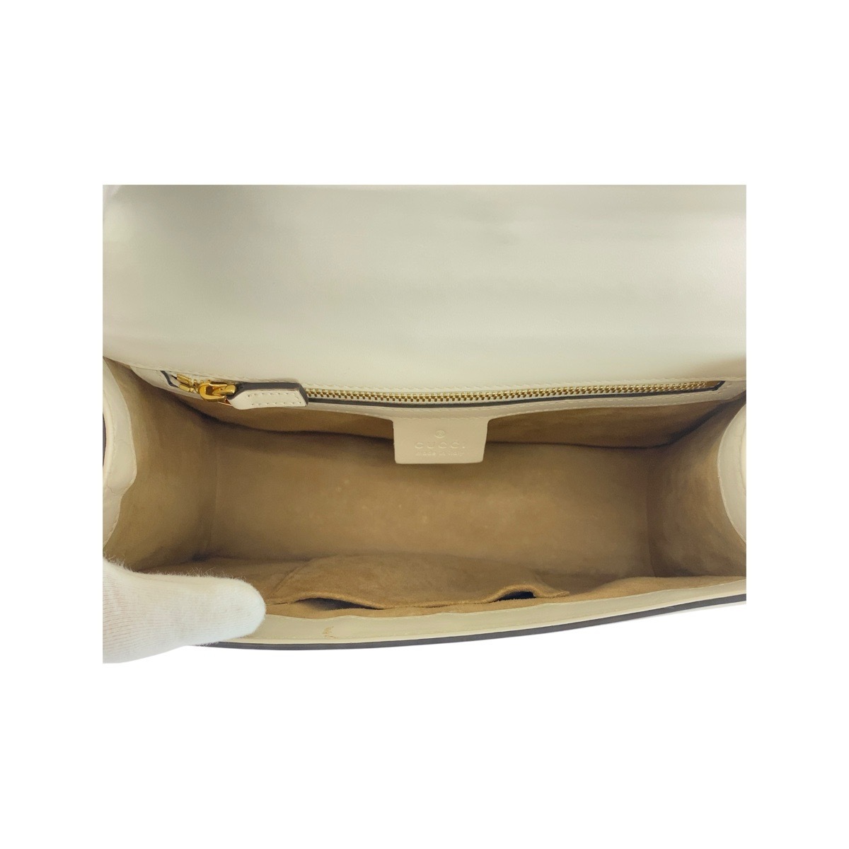 シェリーライン シルヴィ アイボリー 白 ゴールド金具 レザー 421882 ショルダーバッグ レディース 502169