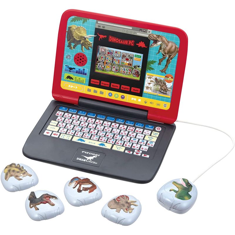 マウスでバトル : おもちゃ・知育 恐竜図鑑パソコン 国産高品質