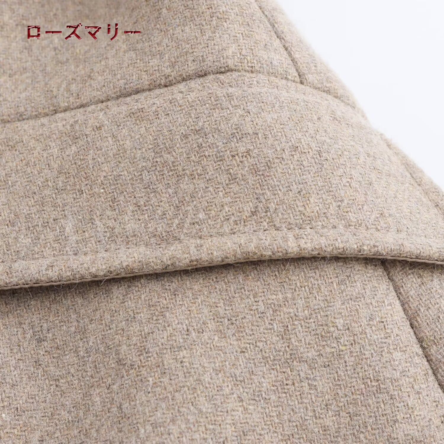 欧米風2024.11.05 秋冬 新作 シンプルに使える毛皮の襟付きツイードコート ラシャコート ロングコート ベーシック 2411084