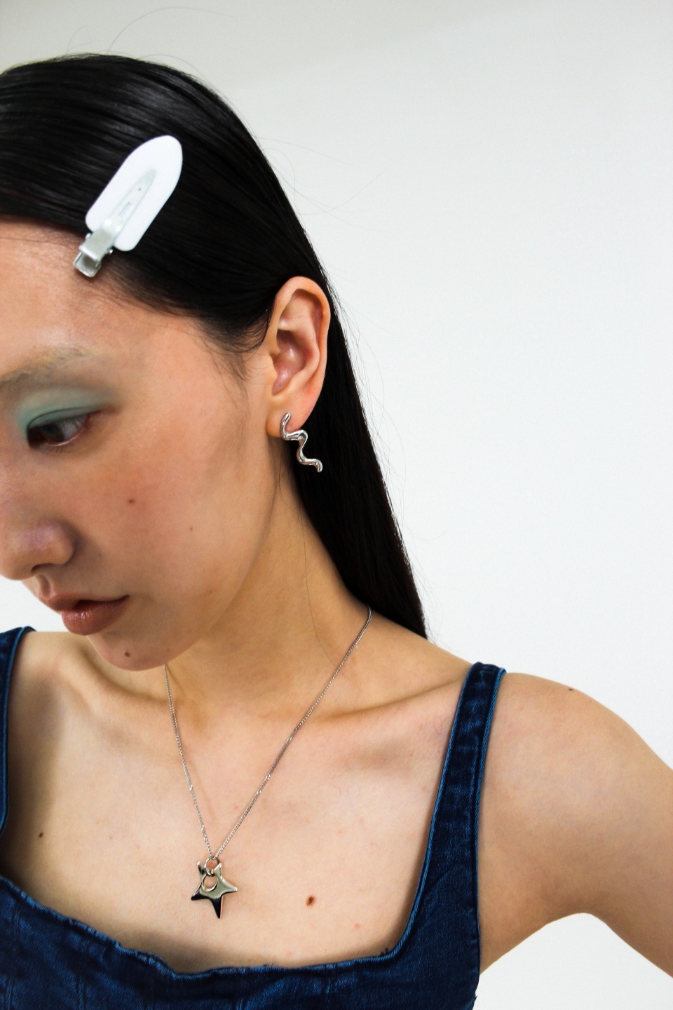 [NewJeansミンジ着用]EVERYBIRTHDAY 0:00 Star Silver Necklace NEWJEANS BUNNIES CLUB NECKLACE (SILVER) - A-KPOP