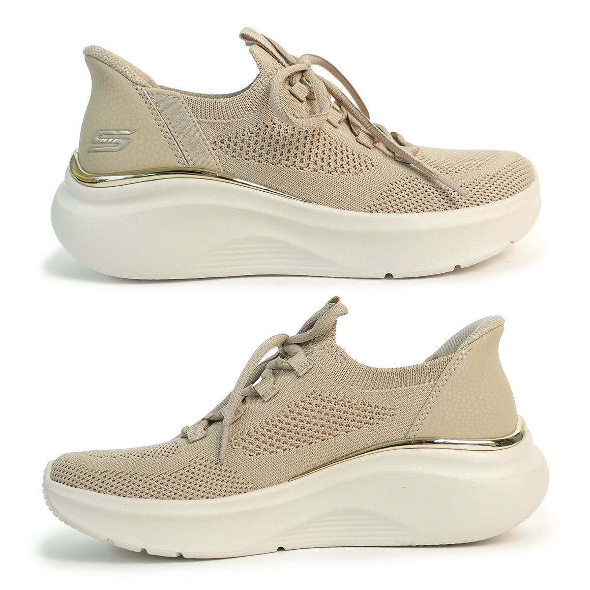 スニーカー レディース スリップインズ ボブス スポート B ラブ トゥルー デライト 117617 TPE トープ スニーカー レディース スリップインズ ボブス スポート B ラブ トゥルー デライト 117617 TPE トープ