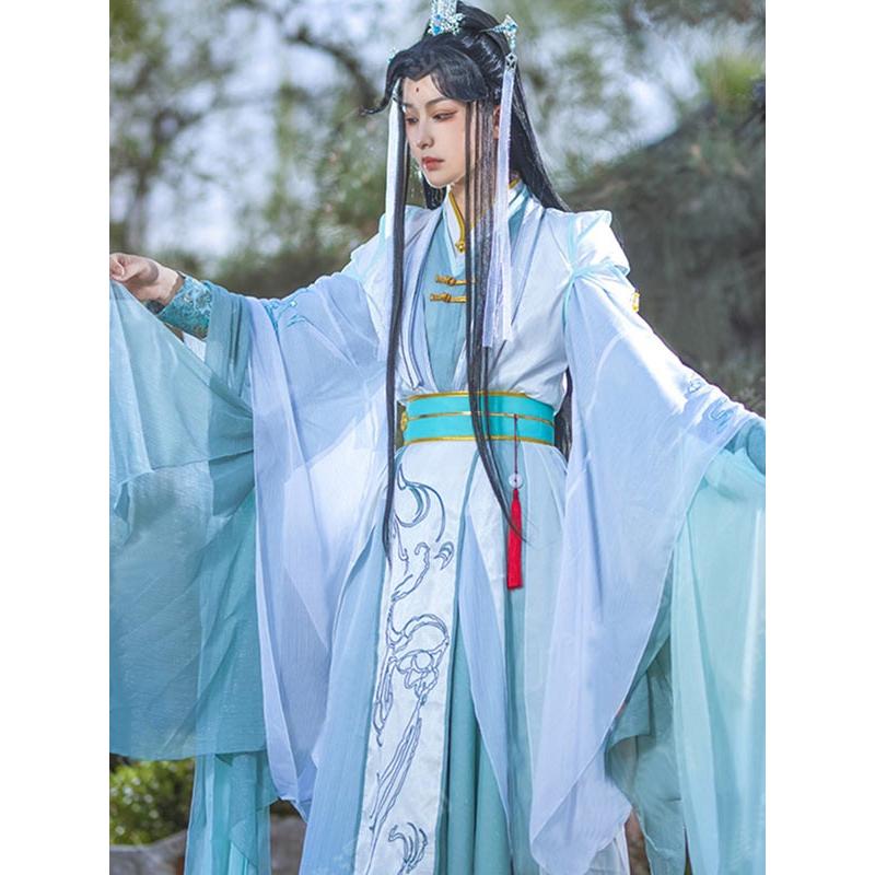 (WJ Fashion)天官賜福 師青玄 コスプレ衣装 風師 男相 公式 コスプレ ウィッグ 漫画 仮装 大人用 文化祭 イベント パーティ 演劇 (WJ Fashion)天官賜福 師青玄 コスプレ衣装 風師 男相 公式 コスプレ ウィッグ 漫画 仮装 大人用 文化祭 イベント パーティ 演劇